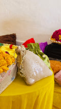 Roomi — رومی | Shimmering Gold Sequin Evening Pouch for Weddings