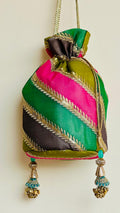 Mah Jabeen: Multi-Color Chatapatti Gota Work Potli