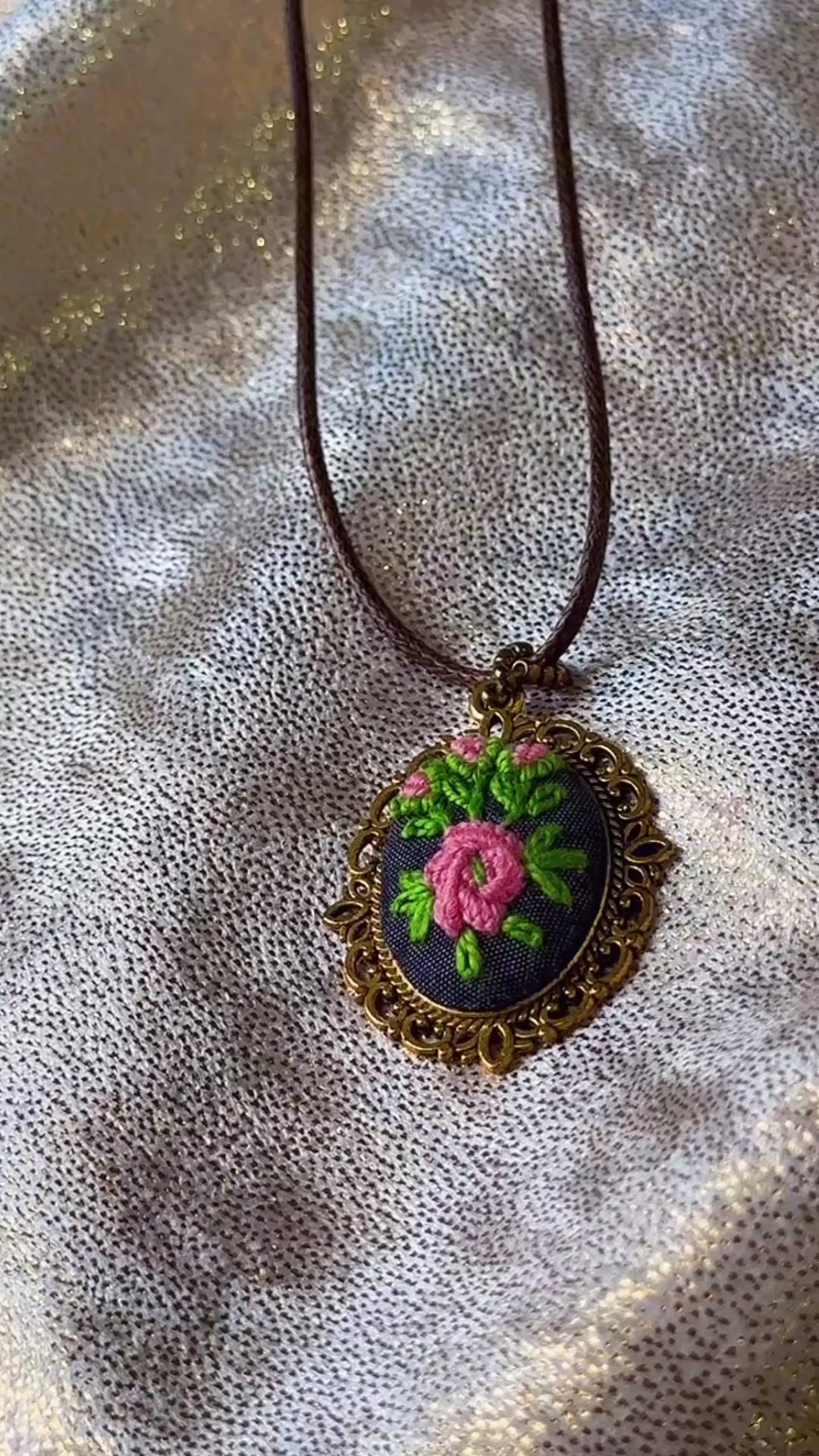 Wildflower Garden Hand-Embroidered Drops