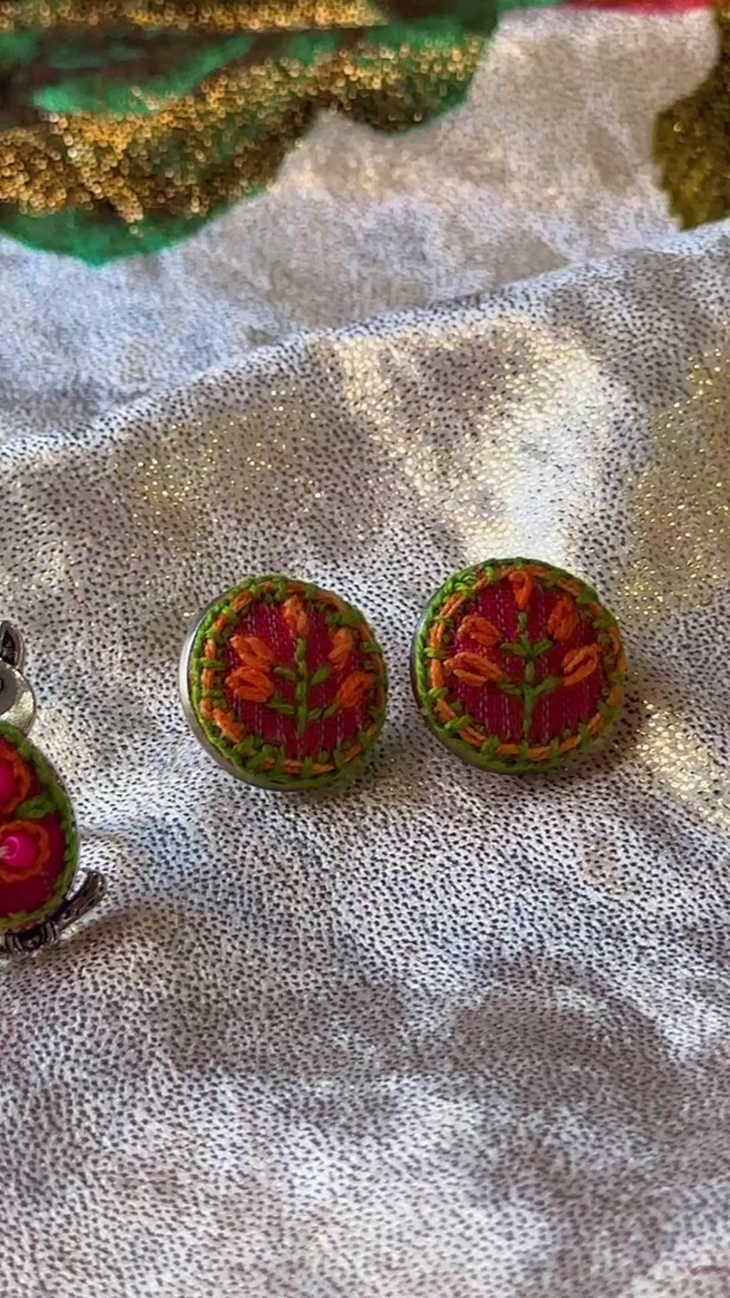 Whimsical "Hoot" Hand-Embroidered Owl Ring